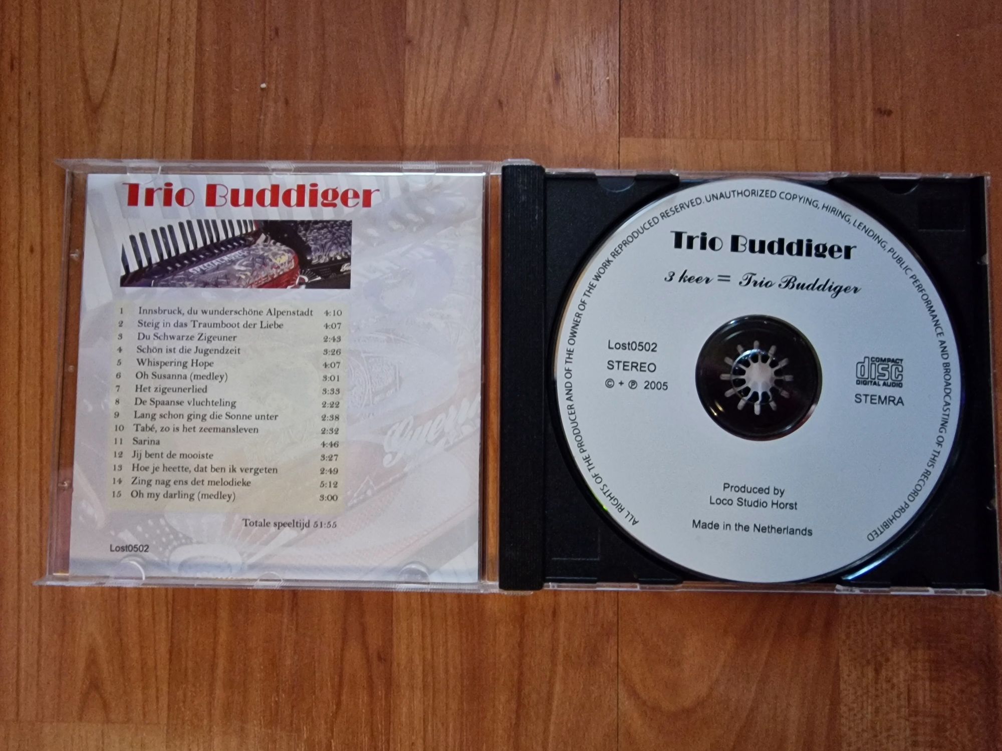 CD Muzica : Trio Buddiger - 3 keer (2005)