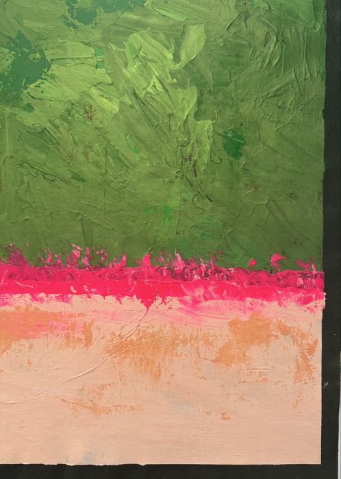Tabou handmade abstract acrilic 50x94 cm