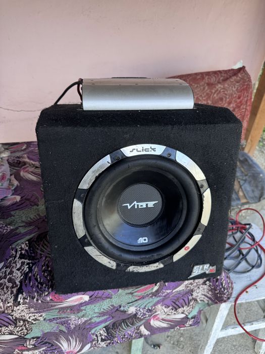 Se ofera spre vanzare subwoofer vibe+statie de amplificare