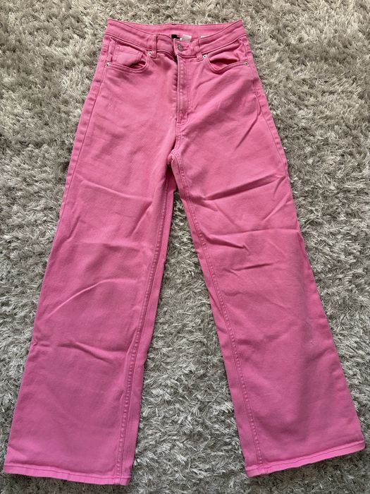 Дамски дънки, розов цвят