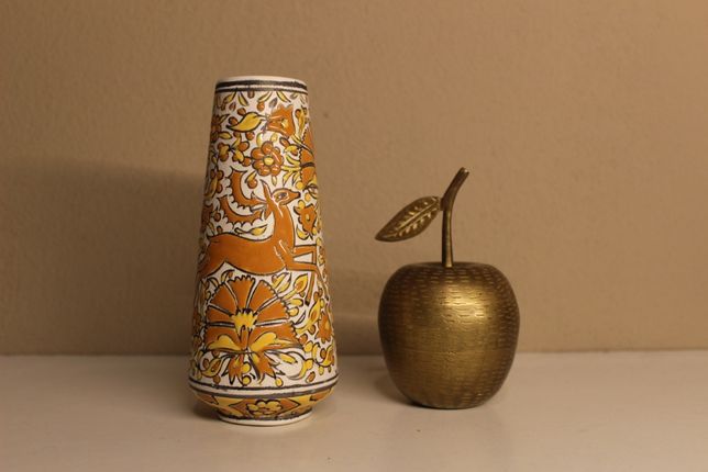 Vaza ceramica de colectie NASSOS - Rodos - Grecia, HandMade