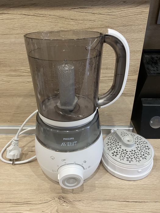 Philips Avent 4 в 1 уред за приготвяне на пара на бебешка храна/пюрета