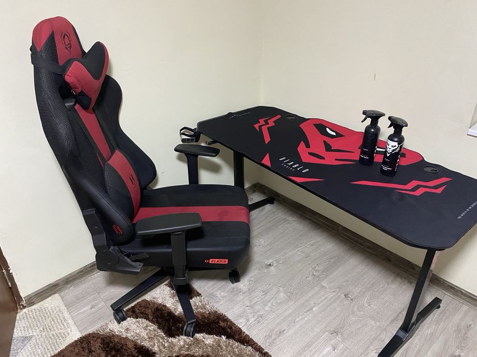Vand scaun si masa de gaming Diablo