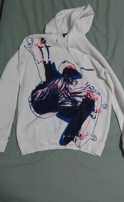 Hanorac Dsquared2 Skater alb