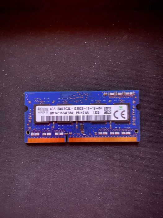 Placute RAM 4GB sodimm udimm DDR3L DDR3 DDR4