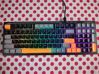 Tastatura Gaming Marvo K638A Rainbow Black.