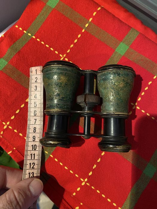 Binoclu vechi WWI rezolutie cam 6x40, alama din anii 1910- 1925