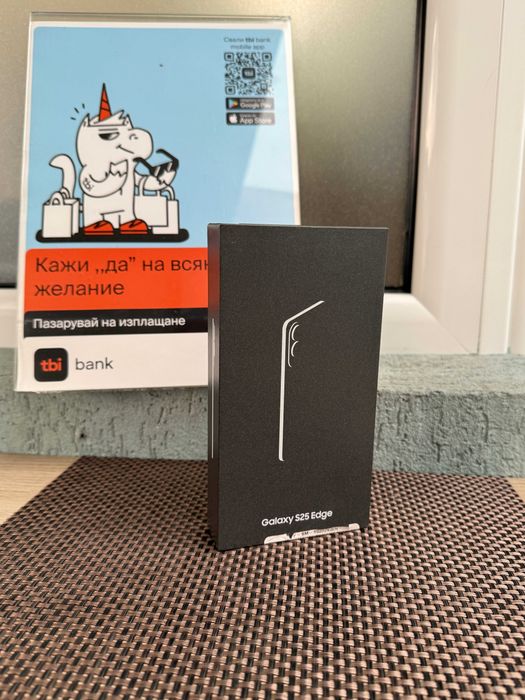 НОВ! 512gb! Samsung Edge Лизинг от 50лв/м  Titanium Jetbalck Гаранция