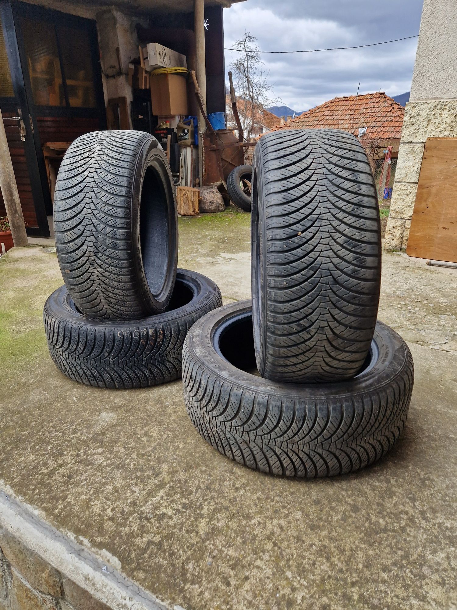 Джанти BMW X3 и Гуми Всесезонни Falken 5X120 18