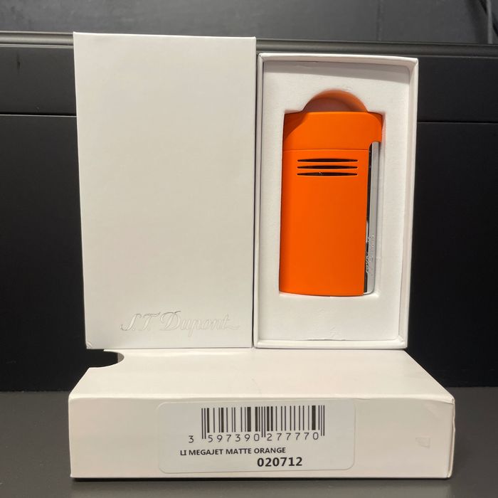 Оригинална запалка за пури ST Dupont Megajet Orange matte 020809 НОВА