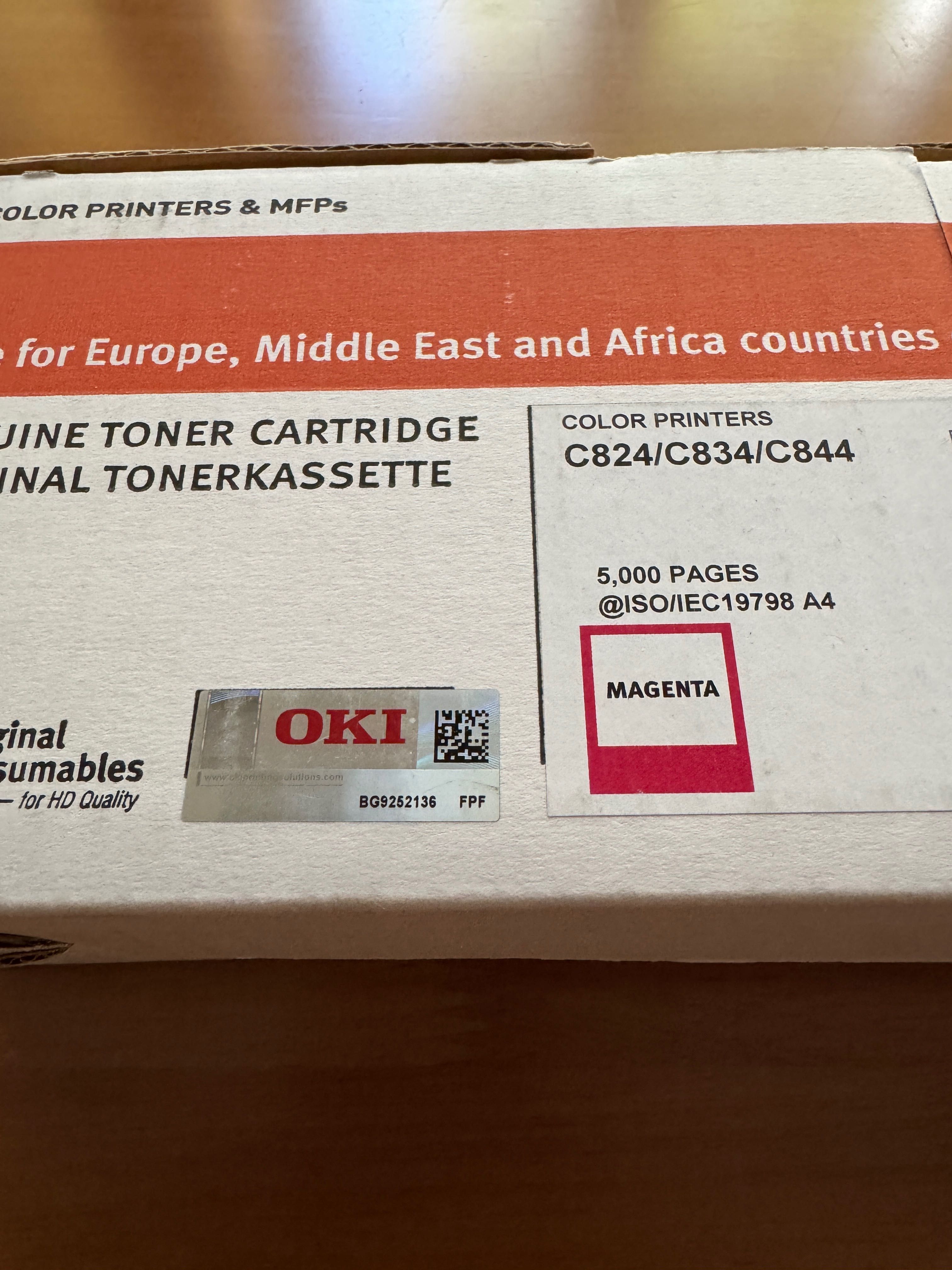 Тонер касета OKI C824 / C834 / C844