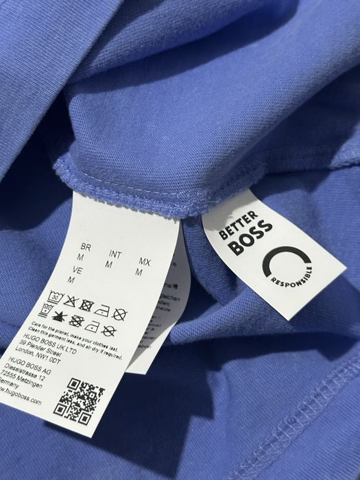 Tricou albastru Boss autentic