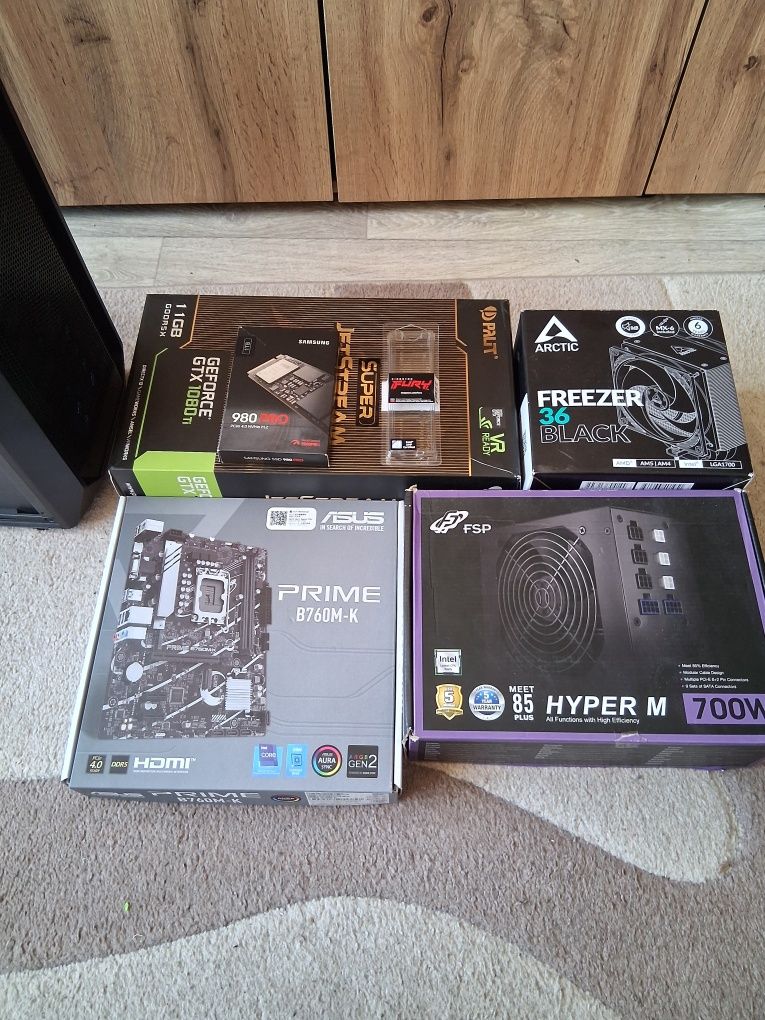 i9 12900k RAM DDR5 16GB GTX 1080ti 11GB SSD 1TB
