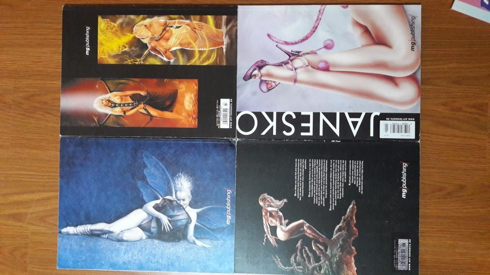 Reviste grafică și desen nud artistic Luis Royo , Boris Vallejo , Oliv