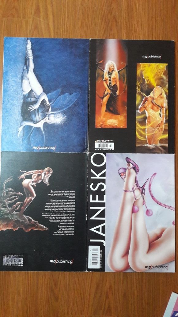 Reviste grafică și desen nud artistic Luis Royo , Boris Vallejo , Oliv