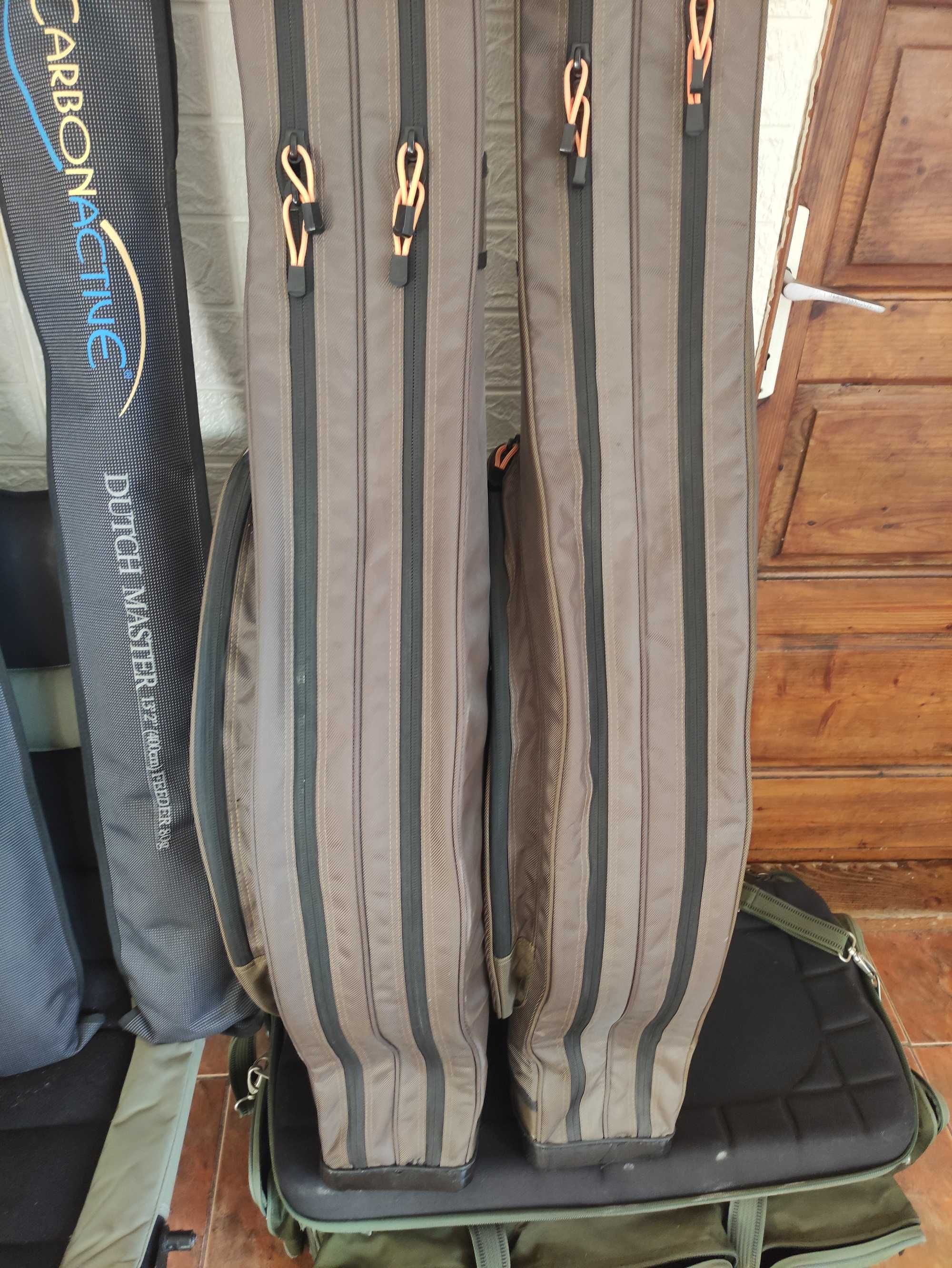 Lansete feeder, huse, mulinete, scaun, umbrela, costum pescuit