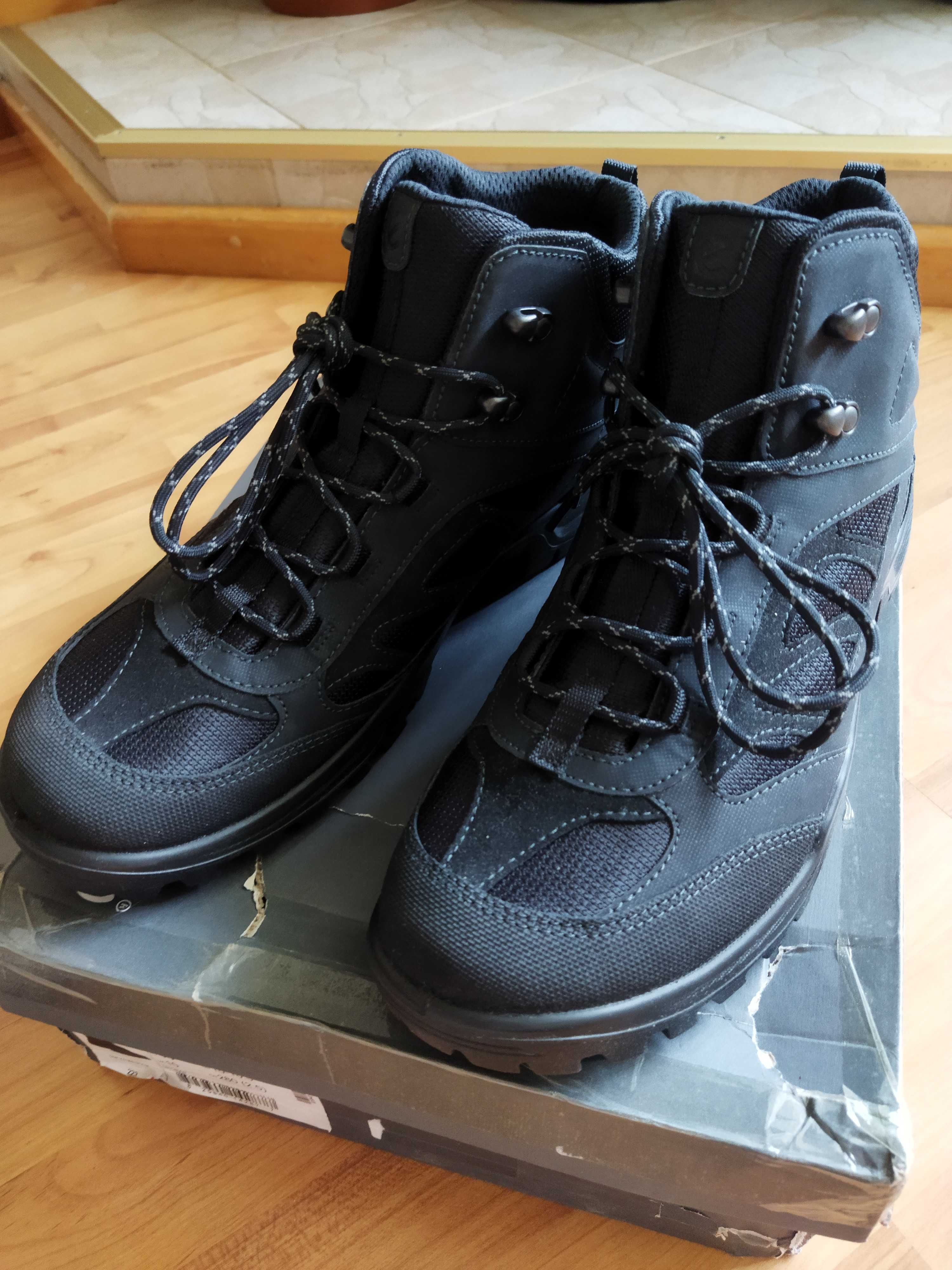 Ботинки Eccо (Дания),Gore Tex,осень-зима,кожа,оригинал,новые,р-р 43