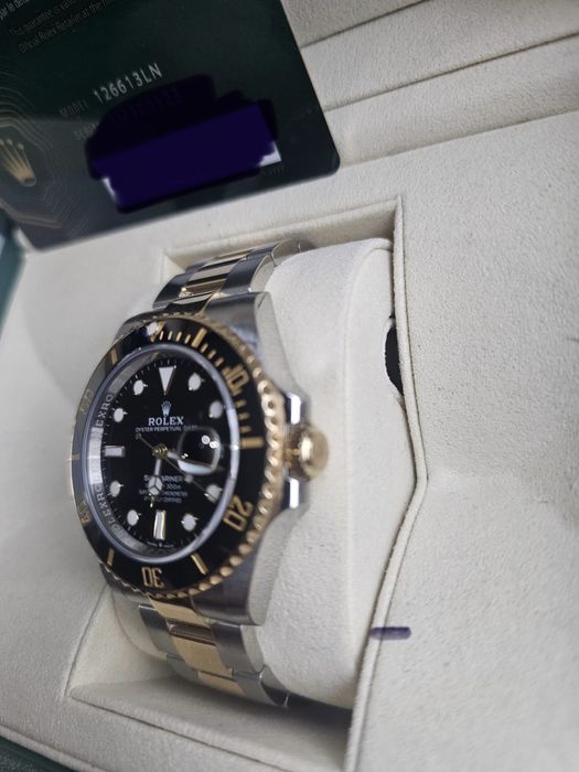 Rolex  Submariner Aur Otel - two Tone 41 mm - 2024 ! Card  cutie