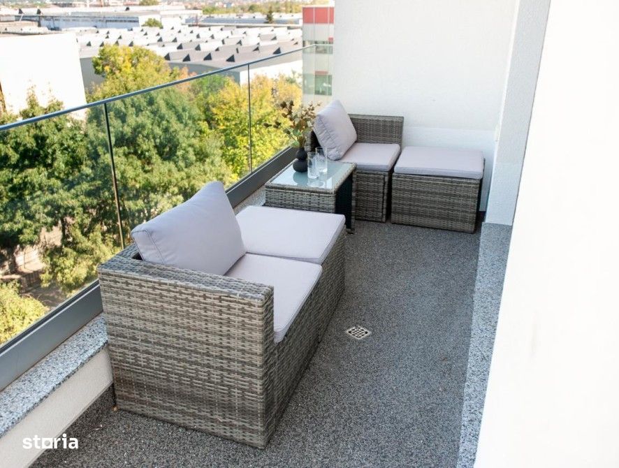 Apartament modern 2 camere, 65 mp + balcon 16,5 mp, parcare inclusa