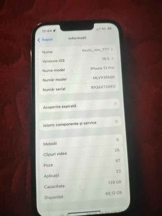 Vand iphone 13 pro urgent