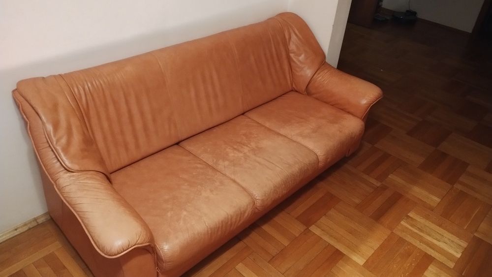 Диван естествена кожа, функция сън