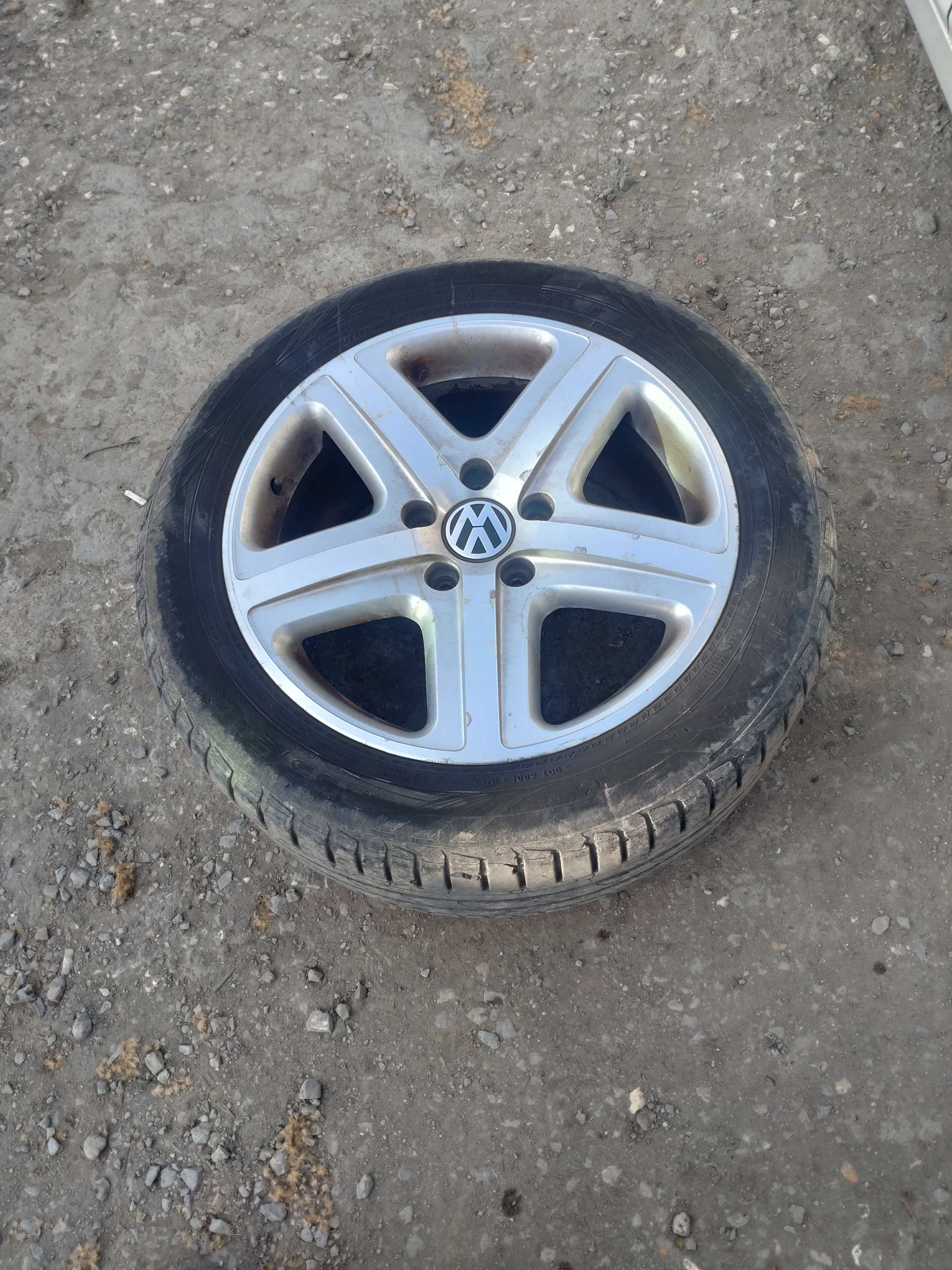 4 броя Джанти 19 с гуми за Touareg 5x130 nokian zline suv 255/50/19