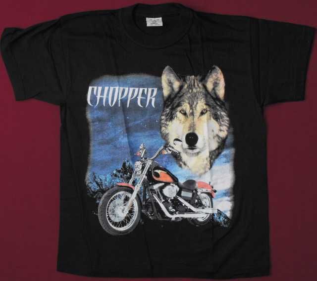 Tricou lup ochii verzi ,cu haita,motocicleta chopper,toate marimile