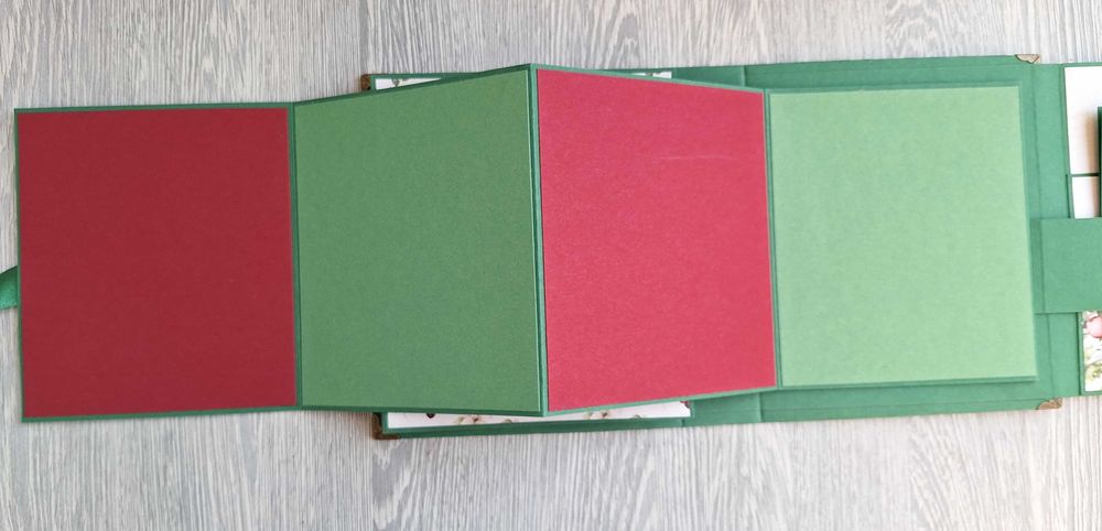 Коледен, скрапбук албум "Магическа звезда", ръчна изработка /52.19