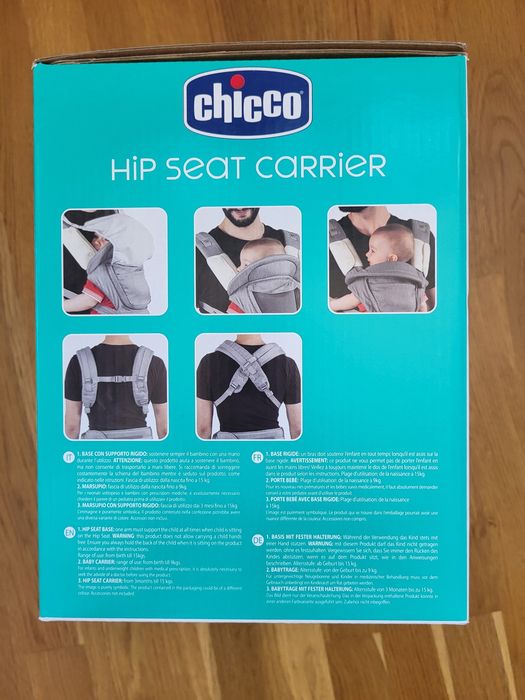 Marsupiul  Chicco Hip Seat Carrier 3 în 1, 0+