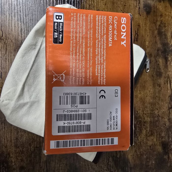 Aparat foto Sony cybershot  RX100  VII