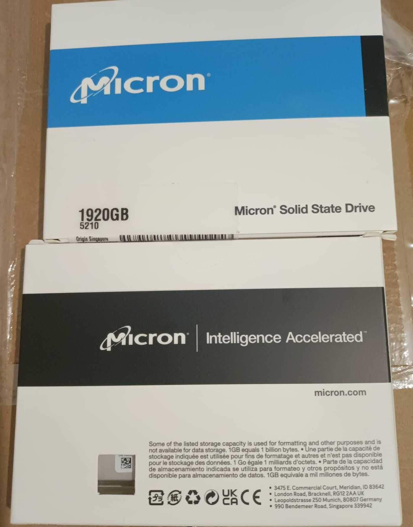 vand ssd enterprise nas server datacenter micron 5210 nou 1.92tb