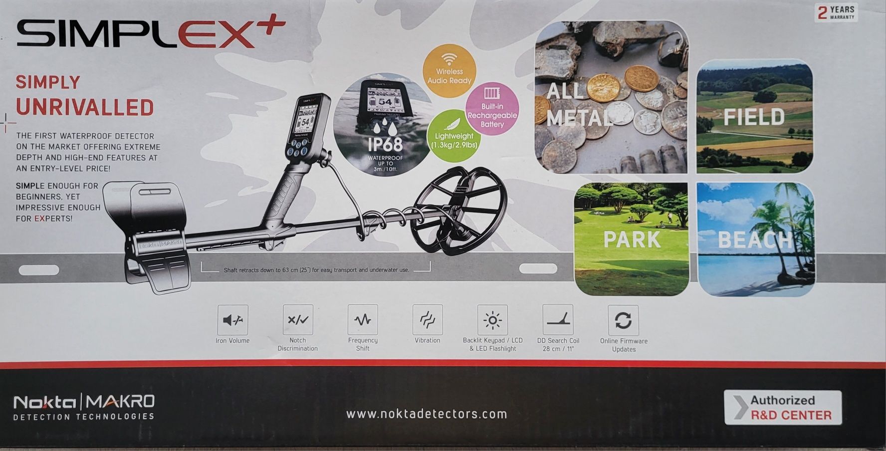 Металлоискатель Nokta Makro SIMPLEX+