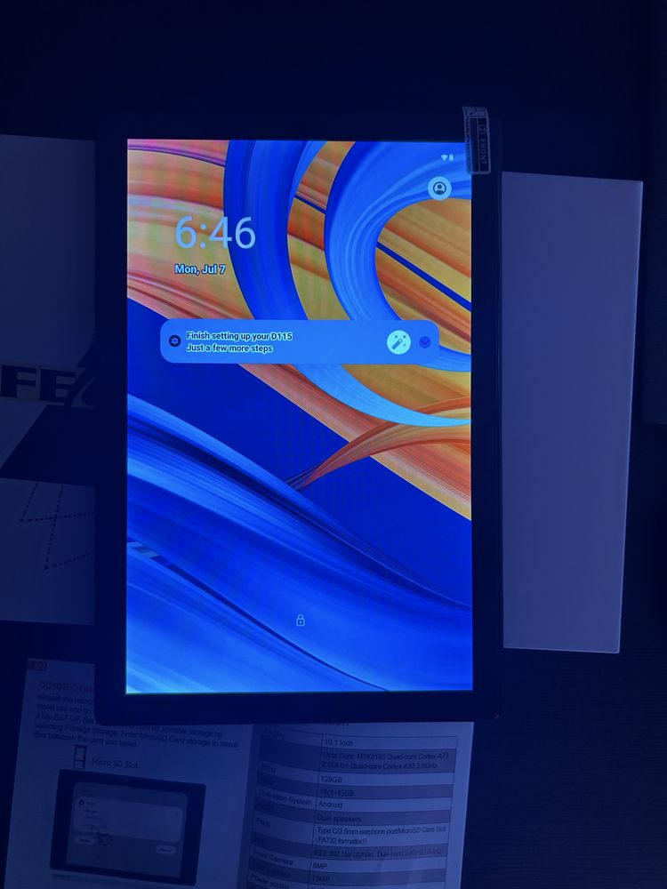 Tabletă Android Feonal Neagră
