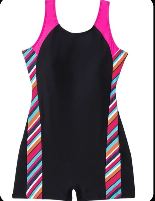 Стильный купальник с утягивающий эффектом, размер большемер