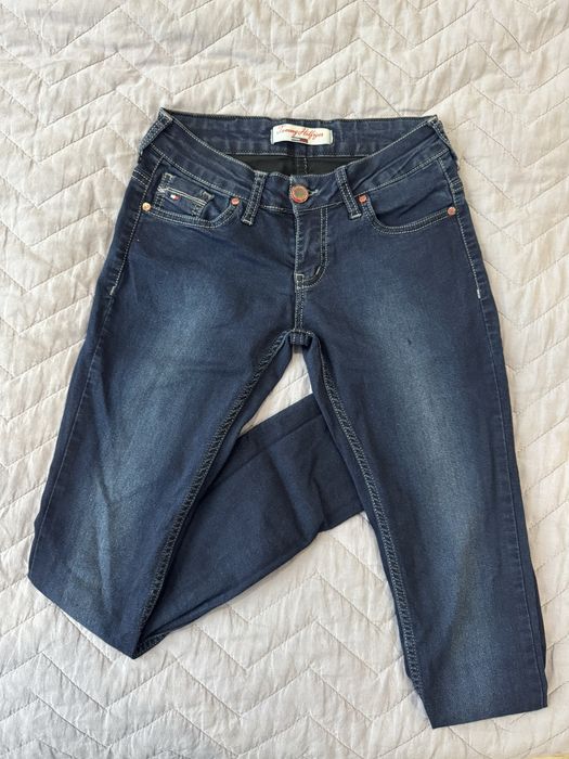 Тъмносини дънки слим Tommy Hilfiger