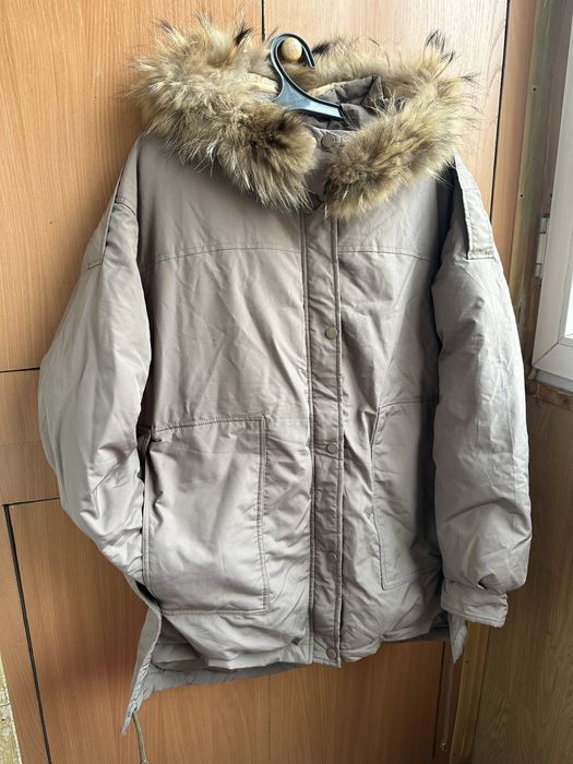 Куртка зимняя кофейного цвета