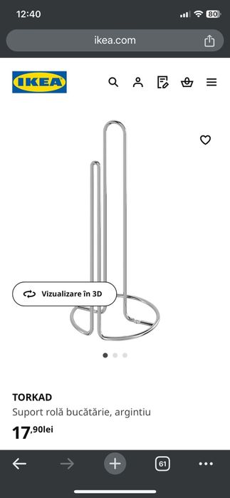 Suporturi IKEA rolă servetele bucătărie NOI