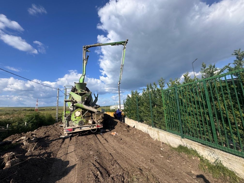 Beton cu pompă Vaslui – livrare rapidă oriunde în județ