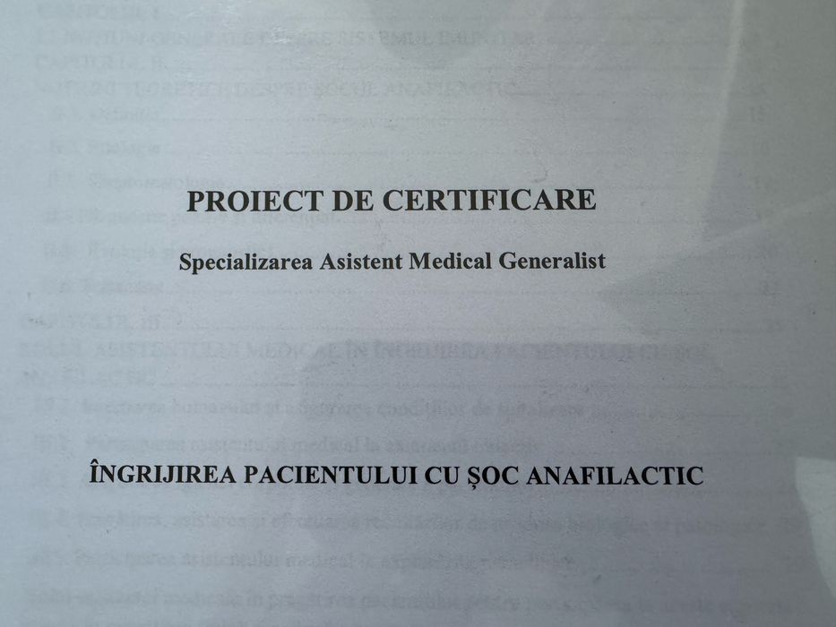 Proiect licenta asistent medical generalist