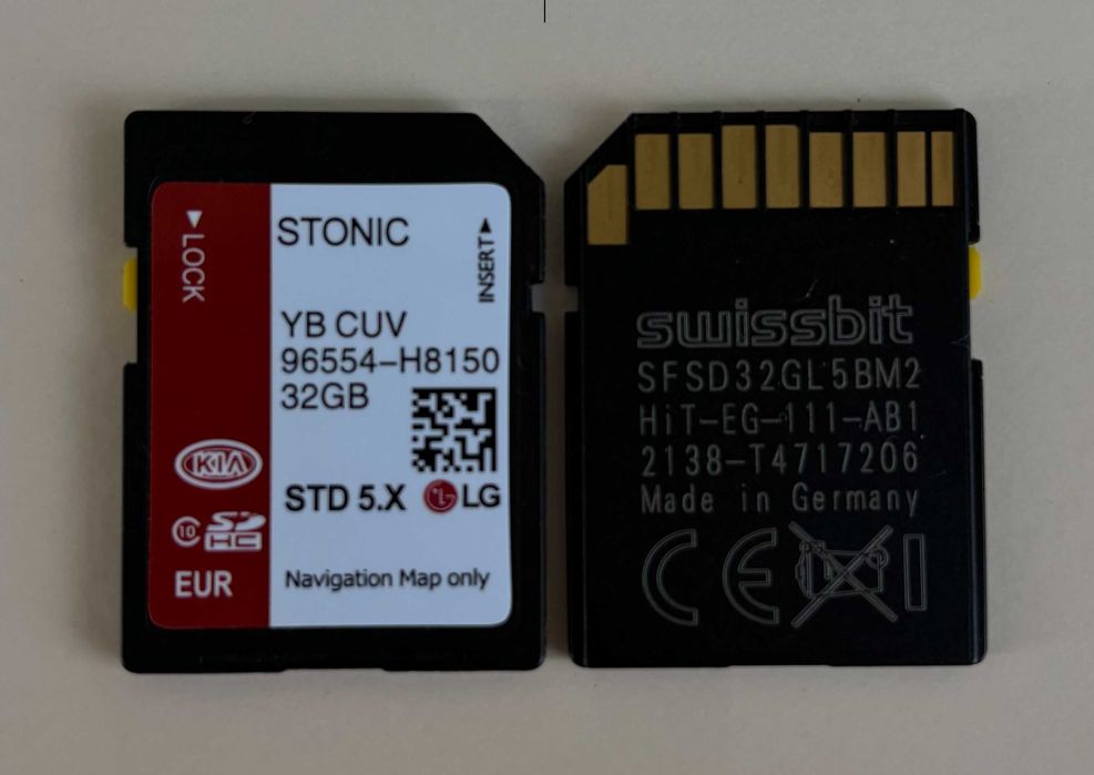 2026 Ново Kia GEN 5 Sd Card Навигационна сд Карта Киа