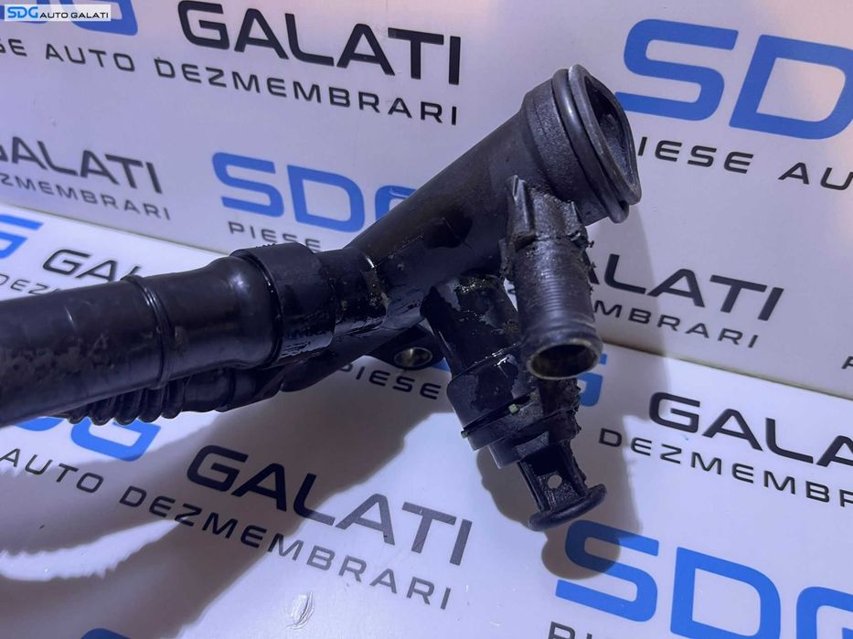 Conducta Tub Tubulatura Termostat Apa Motor Peugeot 206 1.4 HDI 2001 - 2012 Cod 9641522280 [N1905]