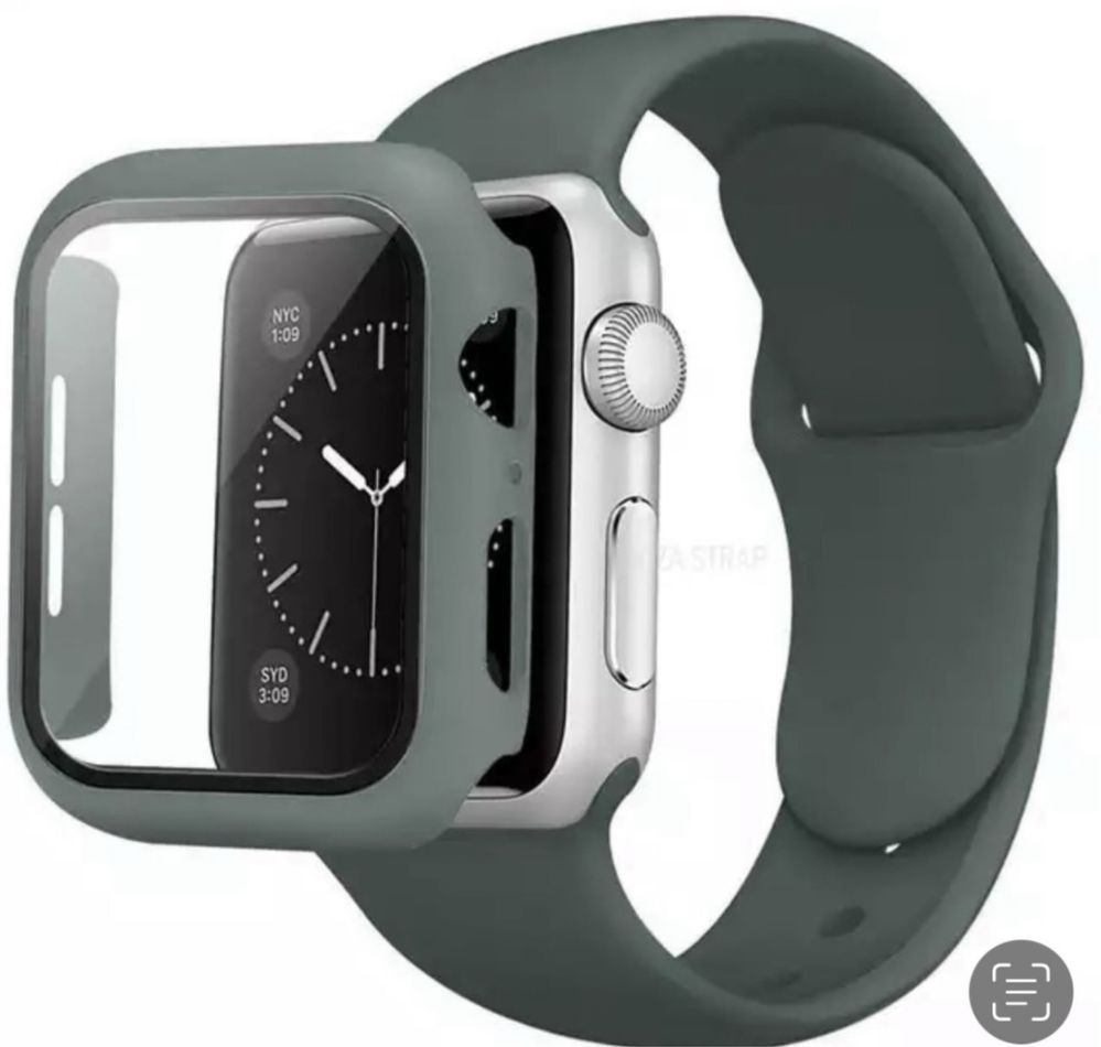 Curea Bratara cu Husa Direct, Compatibila Ceas Apple Watch Seria 1 - 9