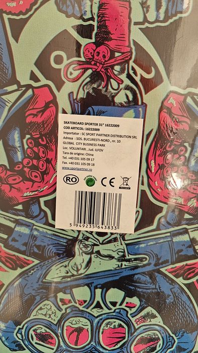 Cască și skateboard copii