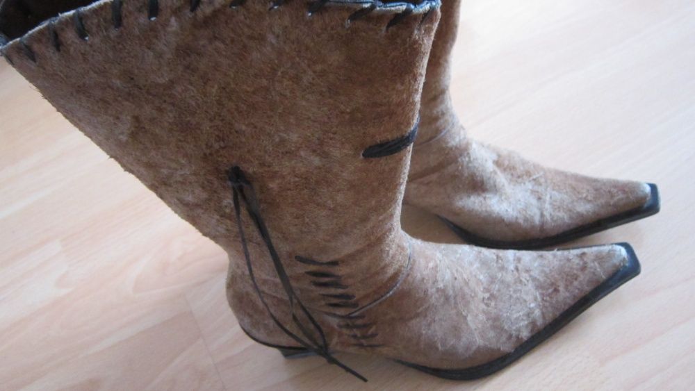 Cizme dama, din piele, marimea 37