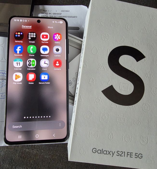 Samsung S21 FE 5G – перфектно състояние!