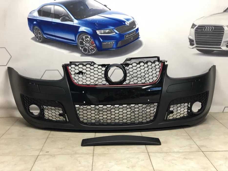 Bara Fata VW Golf 5 Jetta GTI Look Grile Proiectoare Lip JOM Germania
