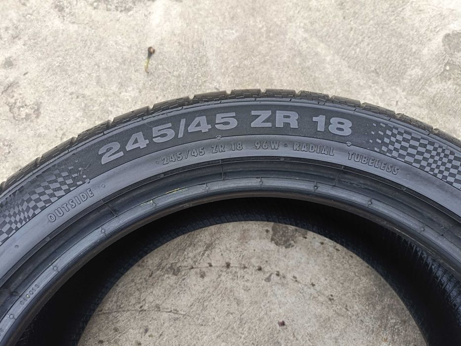 O anvelopa vara 245 45 18 continental sportcontact 3 profil de 6,5 mm