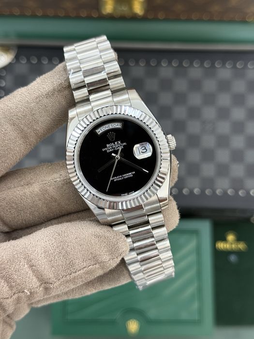 Rolex Day-Date 40mm Onyx Dial