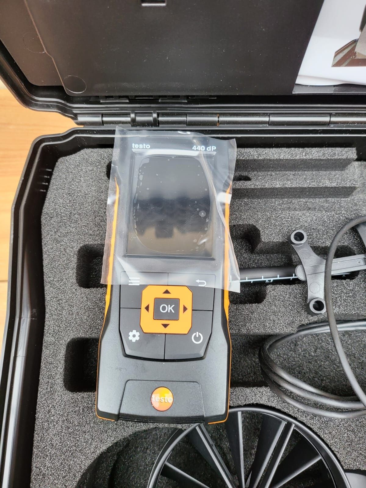 Testo 440 dp cu Bluetooth  set pentru masurarea vitezei aerului