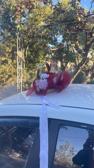 Свадебные кольца на авто